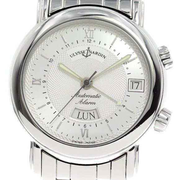 Ulysse Nardin San Marco 603-77 alarm day date Silver Dial Auto Men's - Picture 1 of 7